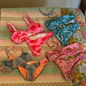 4 bikini sets for you! XSmall and Small